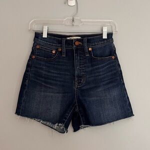 Madewell High Rise Denim Shorts Size 23